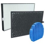 Vhbw 3x filtre compatible avec sharp kc - g60euw purificateur d'air - filtre hepa, filtre � charbon actif, ...
