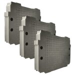 Vhbw 3x insert en mousse compatible avec hitachi hit case i - iv coffre � outils - mousse rigide / mousse ...