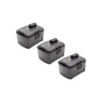 Vhbw 3x li - ion batterie 3000mah (12v) pour outil lectrique outil powertools tools ryobi bid - 1201, ...