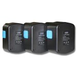 Vhbw 3x ni - mh batteries 2100mah (14. 4v) pour outil ds 14dvf2, ds 14dvf3, ds 18dvc, ds18dmr comme hitachi ...