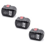 Vhbw 3x nimh batterie 2000mah 24v pour outil �lectrique outil powertools tools comme bosch 2607335268, ...
