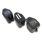 Vhbw 3x nimh batterie 2000mah (6v) pour aspirateur robot compatible avec siemens vsr 8000 sensor cruiser ...