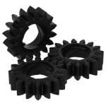 Vhbw 3x roue crante compatible avec john deere am37352, am122337 dmarreur, starter lectrique pour ...