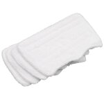 Vhbw lot de 4 lingettes (tissu en microfibres) pour dirt devil m333, m333 - 1 balai vapeur, serpilli�re ...