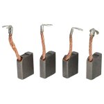 Vhbw 4x balais de charbon 25 x 19, 8 x 7, 9 mm compatible avec jungheinrich ameise, 0871226, 0870002 ...