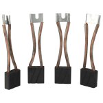 Vhbw 4x balais de charbon 32 x 32 x 12, 4 mm compatible avec linde v�hicule utilitaire