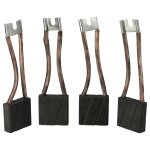 Vhbw 4x balais de charbon 40 x 39, 8 x 12, 5 mm remplace linde 0009718158 pour v�hicule utilitaire