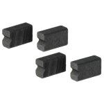 Vhbw 4x balais charbon 6, 25 x 4 x 10 mm compatible avec siemens surpresso tk64001 - s40, tk60001 - s20 ...
