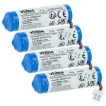 Vhbw 4x batteries remplacement pour carrera 370600050 pour voitures de course (700mah, 3, 2v, lifepo4, ...