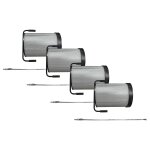Vhbw 4x cartouche filtrante poussi�res fines compatible avec holzmann unit� d'aspiration abs1080 aspirateur ...