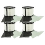 Vhbw 4x filtre � air remplacement pour leitz 2415142, 2415107 pour purificateur - multicouches pr�filtre ...