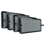 Vhbw 4x filtre � charbon actif compatible avec k�rcher af 30 purificateur d'air - filtre � air hepa ...