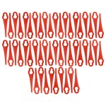 Vhbw 50x lames de rechange de remplacement pour homebase 410386 taille - bordures - rouge, nylon / plastique ...