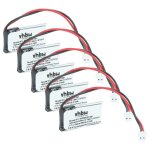 Vhbw 5x batterie compatible avec daitem d5141, d5142, d5130gb, d5131gb, sc100au, sc101ax syst�me d'alarme ...