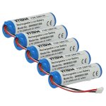 Vhbw 5x batterie compatible avec datalogic gryphon gbt4430, gbt4400, gm4100, gm4100 - bk - 910 scanner ...