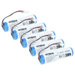 Vhbw 5x batterie compatible avec datalogic gryphon gm4130 - wh - 433k1, gm4130 - bk - 910k2 scanner de ...