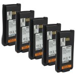 Vhbw 5x batterie compatible avec hyt pd706g - u1, pd706g - u2, pd - 706, pd706g - v1, pd706g - v1 - rfb, ...
