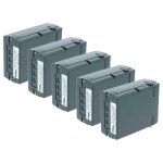 Vhbw 5x batterie compatible avec icom ic - m12, ic - m11, ic - h6, ic - h2, ic - h16, ic - h12, ic - ...