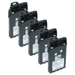 Vhbw 5x batterie compatible avec midland ct790 radio talkie - walkie (1400mah, 7, 4v, li - ion) - avec ...