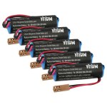 Vhbw 5x batterie compatible avec mitsubishi er6v c4 outil de mesure (2000mah, 3, 6v, li - ion)