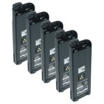 Vhbw 5x batterie compatible avec motorola mt2000, jt1000, ht6000, ht1000, mt2100 radio talkie - walkie ...