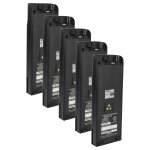 Vhbw 5x batterie compatible avec motorola mts2000, mts2010, mts2013, mtx8000 radio talkie - walkie (2300mah, ...