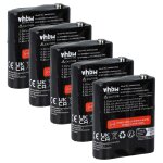 Vhbw 5x batterie compatible avec motorola talkabout sx600, sx800, sx500r, mu354r, mu350r, mt352tpr radio ...