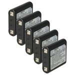 Vhbw 5x batterie compatible avec motorola talkabout t5525, t5550, t5600, t5530, t5532, t5622, t5700, ...