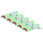 Vhbw 5x batterie compatible avec novipro ul522 dispositif de mesure laseroutil de mesure (3500mah, 2, ...