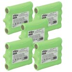 Vhbw 5x batterie remplacement pour cobra fa - bp, ga - ct, ga - cr, ga - cm, fa - ck pour radio talkie ...