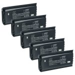 Vhbw 5x batterie remplacement pour kenwood knb - 29n, knb - 29, knb - 30a, knb - 30, knb - 53n, knb - ...