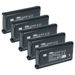 Vhbw 5x batterie remplacement pour kenwood rad0148, rad0031, osknb30xt, osknb30 pour radio talkie - walkie ...