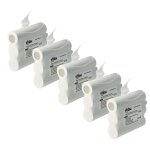 Vhbw 5x batterie remplacement pour midland pb - x7 pour radio talkie - walkie (1000mah, 3, 6v, nimh)
