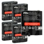 Vhbw 5x batterie remplacement pour motorola frs - 4002a, hknw4002a, hknn4002b, hknn4002a, 56315, 4002a ...