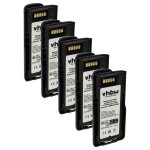 Vhbw 5x batterie remplacement pour motorola nntn8023c, nntn8023bc, nntn8023a, pmnn4522, nntn8023ac pour ...