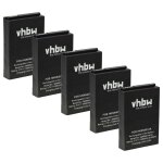 Vhbw 5x batterie remplacement pour motorola pmnn4468, pmnn4425b, pmnn4468b, pmnn4468a, pmln6745a pour ...