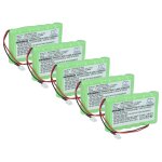 Vhbw 5x batterie remplacement pour visonic ltt - aa1300lsdx6b pour syst�me d'alarme (1500mah, 7, 2v, ...