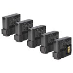 Vhbw 5x batterie remplacement pour zebra p1050667 - 016 pour imprimante, scanner, imprimante d'�tiquettes ...
