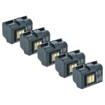 Vhbw 5x batterie compatible avec zebra zq630 rfid, zr628, zr638 imprimante, scanner, imprimante d'�tiquettes ...