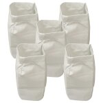 Vhbw 5x filtre compatible avec einhell asa 550 / 100, rt - ve 550 aspirateur � copeaux