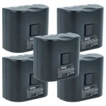Vhbw 5x pile compatible avec daitem sh100ax, s660 - 22f, s700 - 22x, sh101ax, s405 - 22f, sef3001 syst�me ...