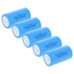 Vhbw 5x piles au lithium er34615 - piles primaires (19000mah, 3, 6v, li - socl2)