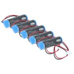 Vhbw 5x pile remplacement pour mitsubishi f2 - 40bl, pm - 20bl, ls14500 - mf, fx2n - 48m pour plc contr�leur ...