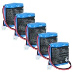 Vhbw 5x pile compatible avec visonic next cam pg2, k9 pg2 wide angle, pgs d�tecteur de mouvement (1350mah, ...