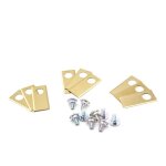 Vhbw 9x lames compatible avec honda miimo 500 tondeuse - lames de rechange, or / argent�, acier (rev�tement ...