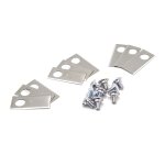 Vhbw 9x lames (inox, 0. 75mm) pour robots - tondeuses compatible avec honda miimo 310, 520, 3000, hrm ...