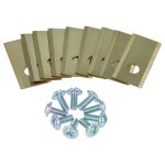 Vhbw 9x lames compatible avec worx m500b, m800, m500, m 500 b, m 500 tondeuse - lames de rechange, or ...