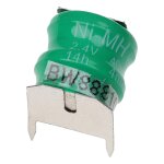 Vhbw batterie bouton type v40h (nimh, 40mah, 2. 4v) - 2 cellules, 3 broches connexion print, rechargeable ...