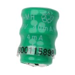 Vhbw batterie bouton type v40h (nimh, 40mah, 3. 6v) - 3 cellules, 2 broches connexion print, rechargeable ...