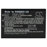 Vhbw batterie compatible avec kenwood tcp - u90f, ubz - bh47fr, ubz - rj27 radio talkie - walkie (1050mah, ...